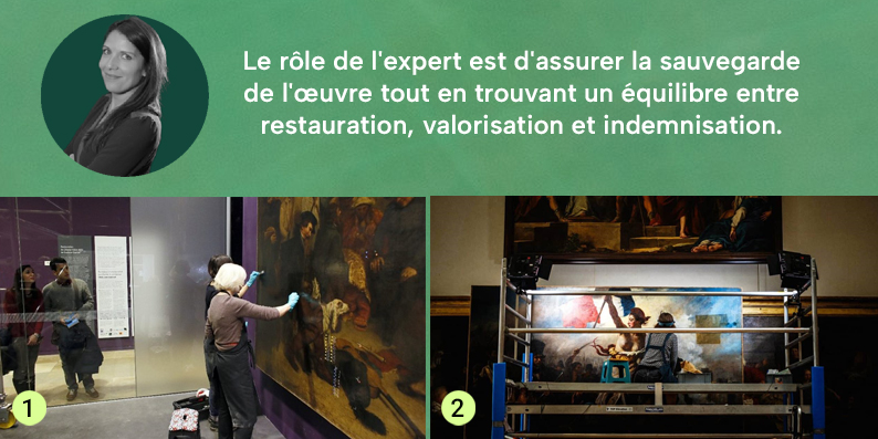 Expertise au service de l'art, citation de Mélodie Dussud-Jantzen 
