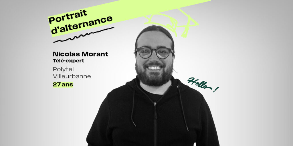 Portrait d'alternance Nicolas Morant