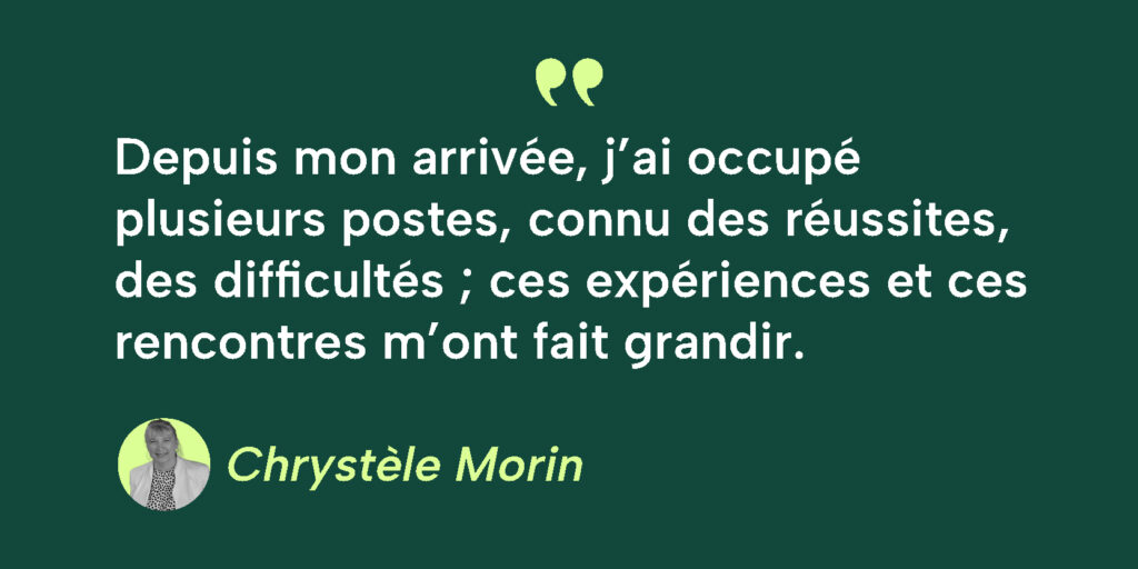 Citation du portrait du Chrystèle Morin 